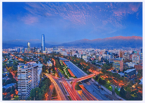 Postcard Chile front