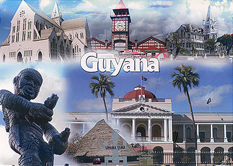 Postcard Guyana front