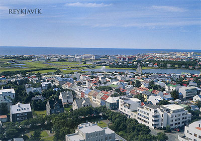 Postcard Iceland front