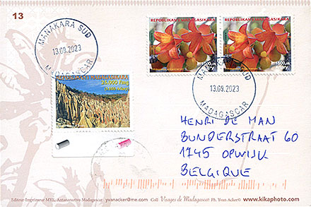 Postcard Madagascar front