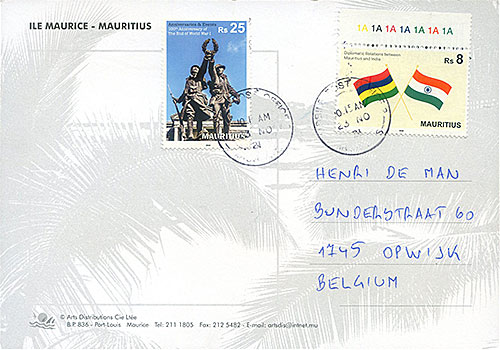 Postcard Mexico back