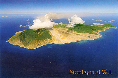 Postcard Montserrat front