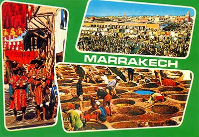 Postcard Morocco front