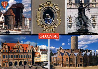 Postcard Poland front