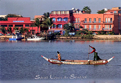 Postcard Senegal front