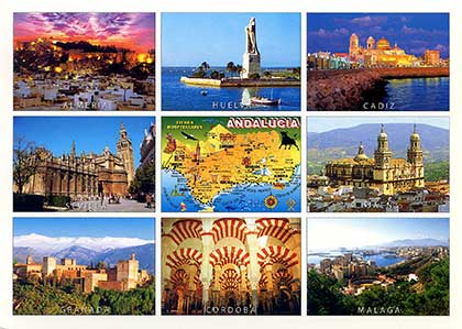 Postcard Spain front