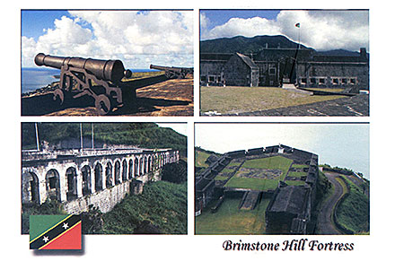 Postcard St Kitts and Nevis front