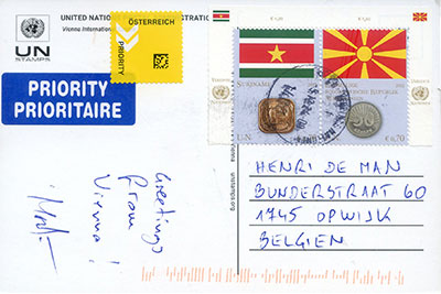 Postcard UN Vienna front
