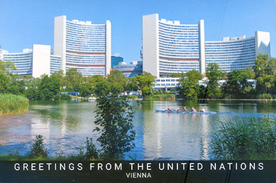 Postcard UN Vienna front