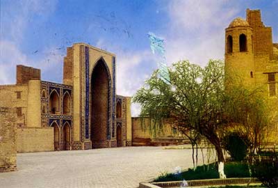 Postcard Uzbekistan front