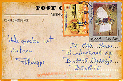 Postcard Vietnam back