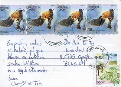 Postcard Vietnam back