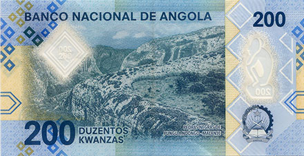 Banknote Angola back