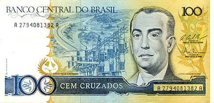 Banknote Brazil front