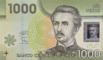 Banknote Chile front