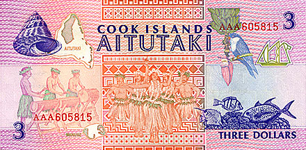 Banknote Cook Islands front