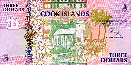 Banknote Cook Islands front