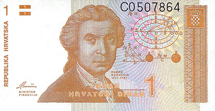 Banknote Croatia front