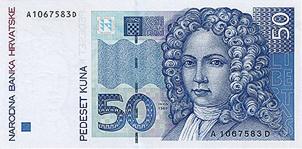 Banknote Croatia front