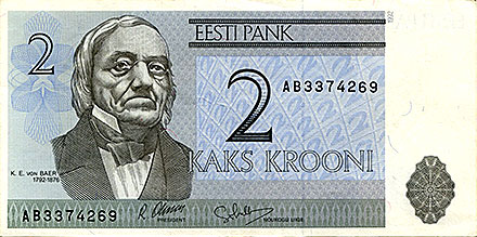 Banknote Estonia front