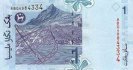 Banknote Malaysia back