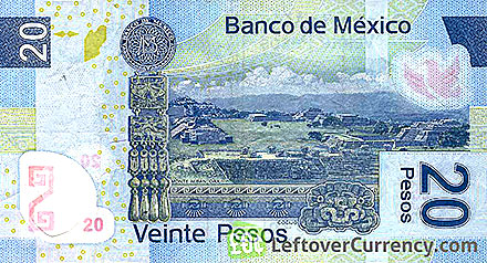 Banknote Mexico back