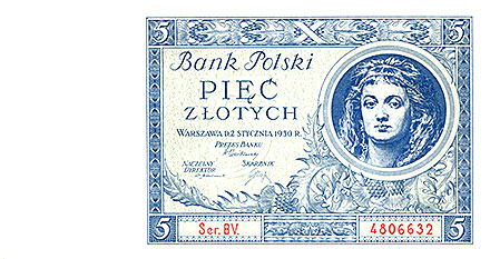 Banknote Poland front